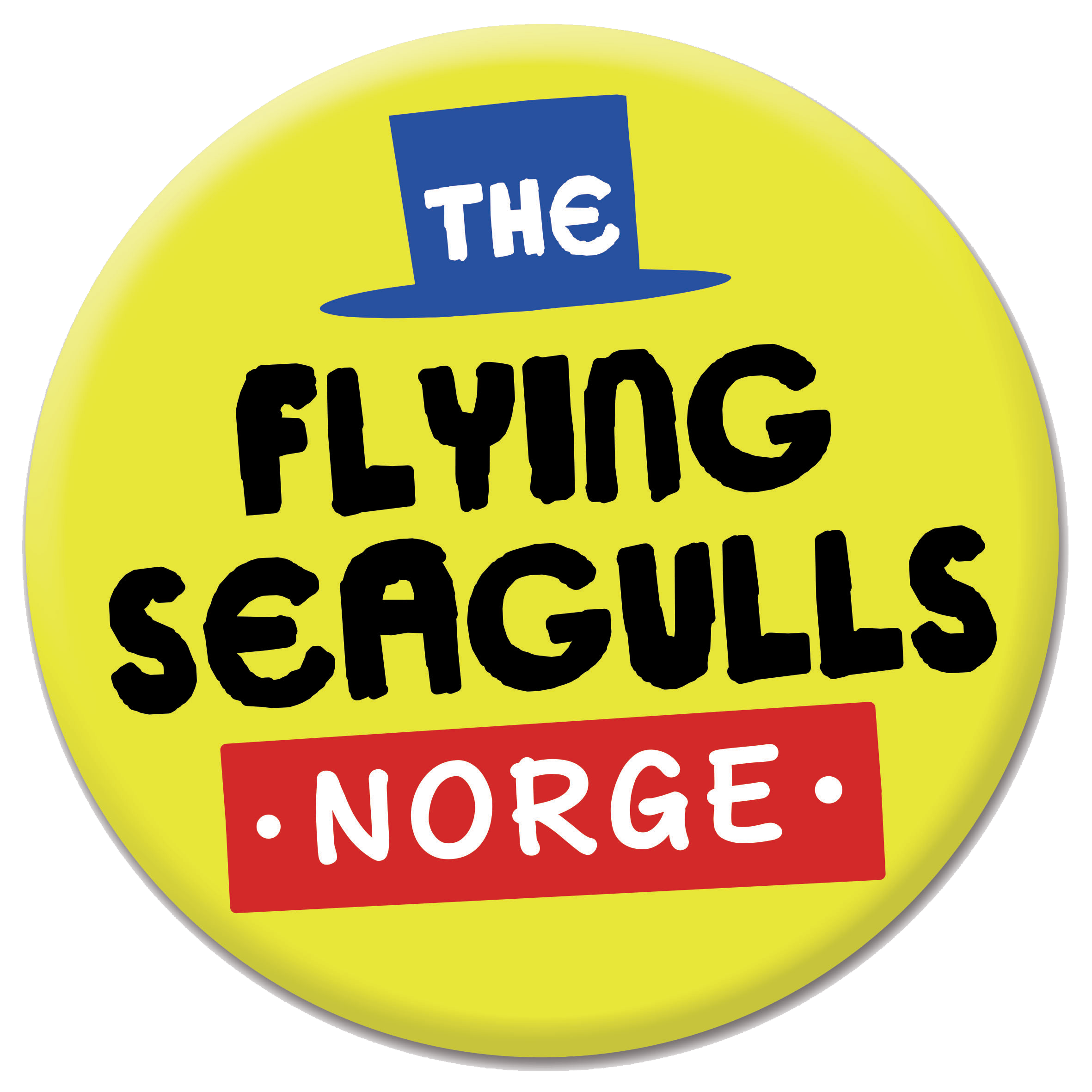 Logo med påskrift The flying seagulls Norge