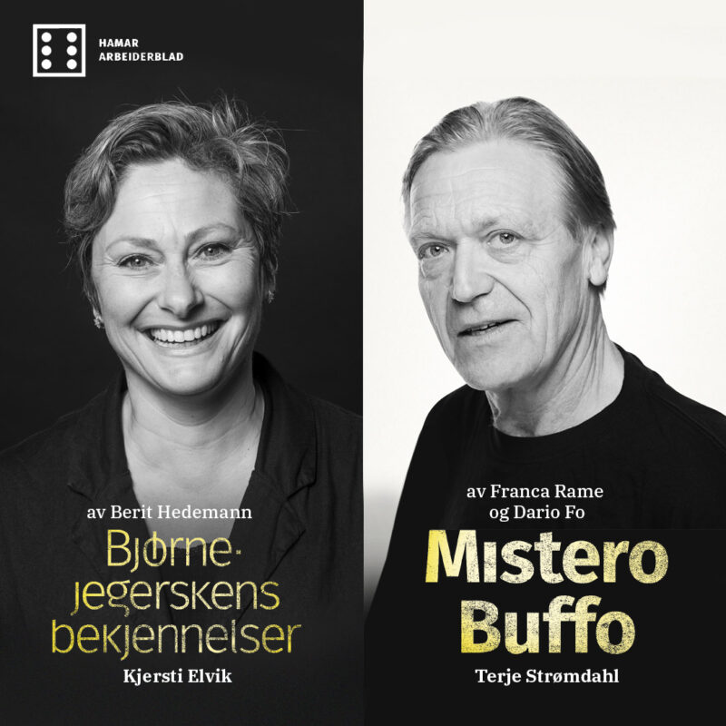 Profilfoto Kvinne og mann tekst: Bjørnejegerskens bekjennelser Mistero Buffo