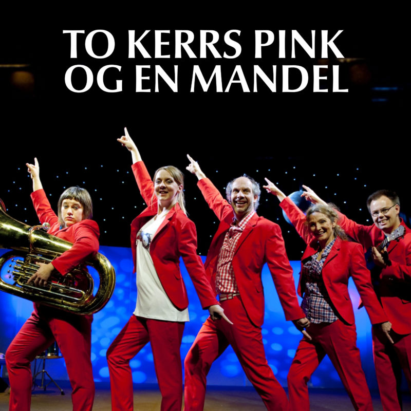 to Kerrs pink og en mandel