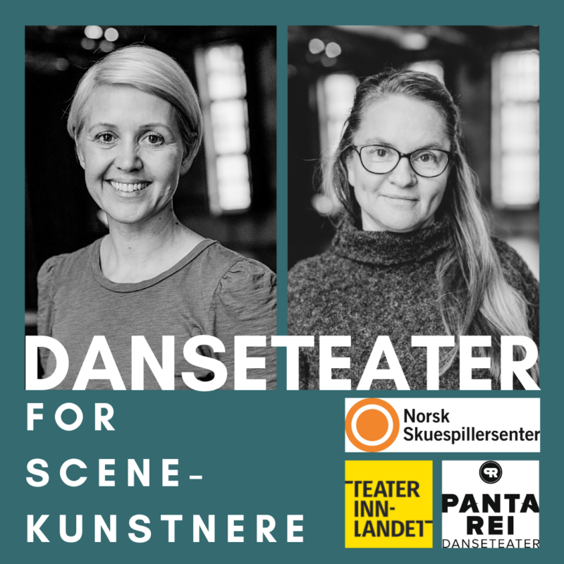 To portrettfoto av kvinner, tekst: Hamar - Panta Rei Danseteater for scenekunstnere